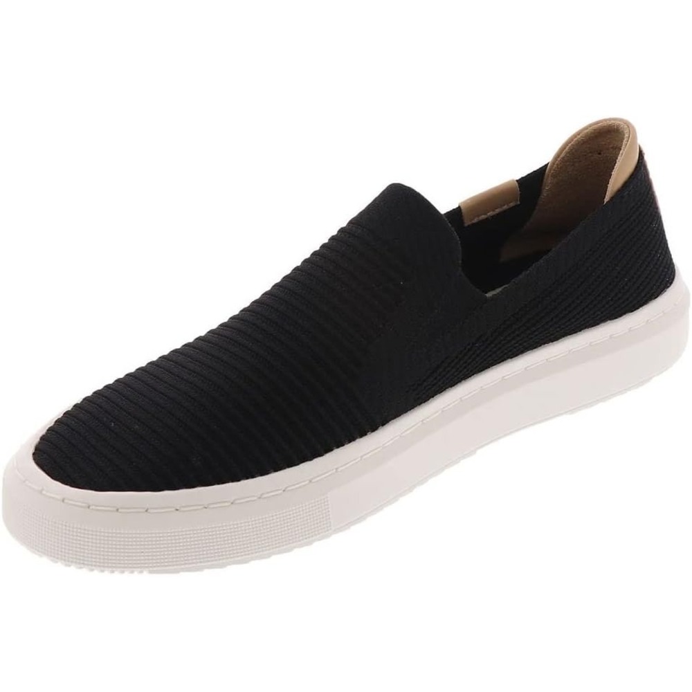 UGG Sammy Black Rib Knit Slip On Sneakers 1136841 Womens 7.5